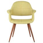 Phoebe Dining Chair in Green Fabric - Image 2