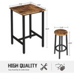 Modern bar Table and Stools - Image 2