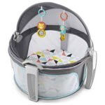 Portable Bassinet with Baby Toys
